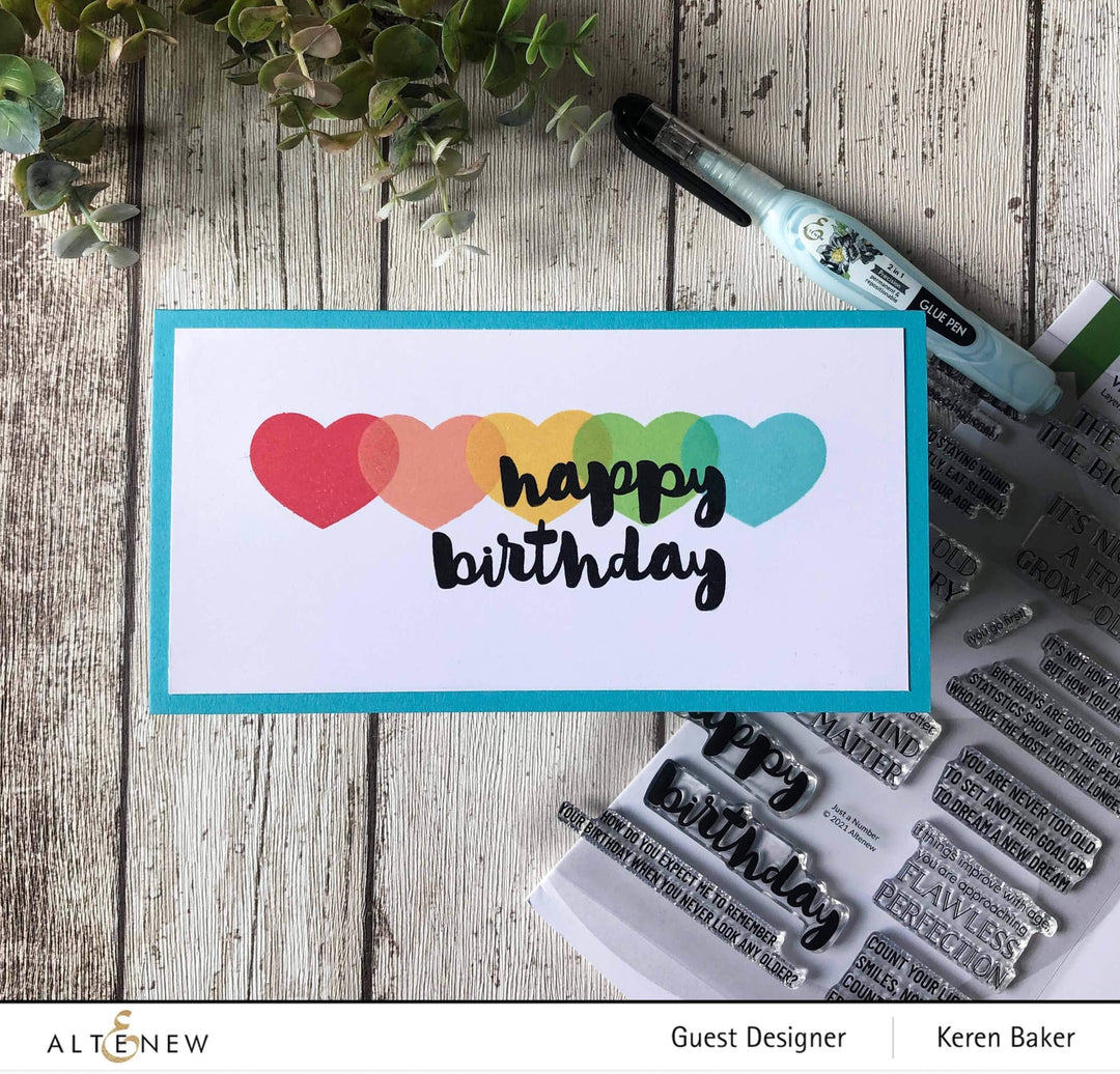 Altenew Stamp & Die & Stencil Bundle Vintage Vibes Stamp & Die & Coloring Stencil Bundle
