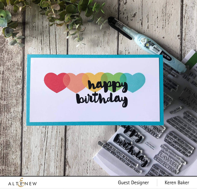 Altenew Stamp & Die & Stencil Bundle Vintage Vibes Stamp & Die & Coloring Stencil Bundle