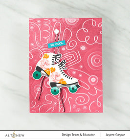 Altenew Stamp & Die & Stencil Bundle Vintage Vibes Stamp & Die & Coloring Stencil Bundle