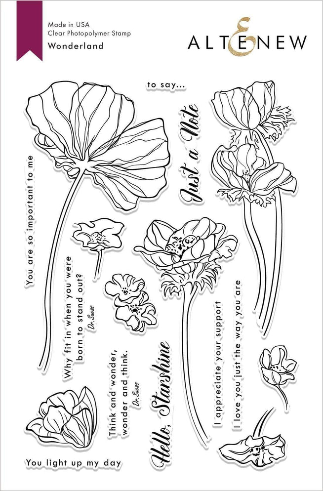 Altenew Stamp & Die & Stencil Bundle Wonderland