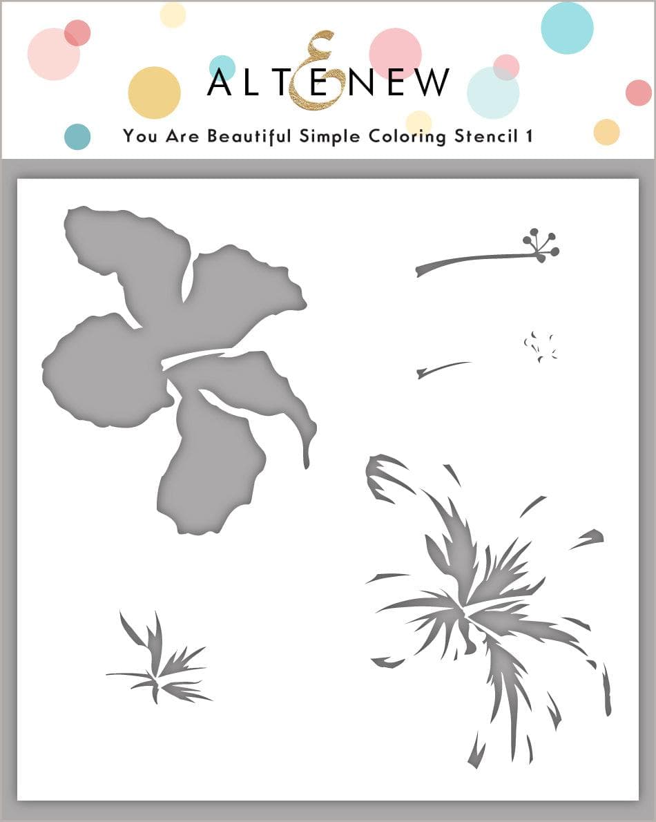 Altenew Stamp & Die & Stencil Bundle You Are Beautiful