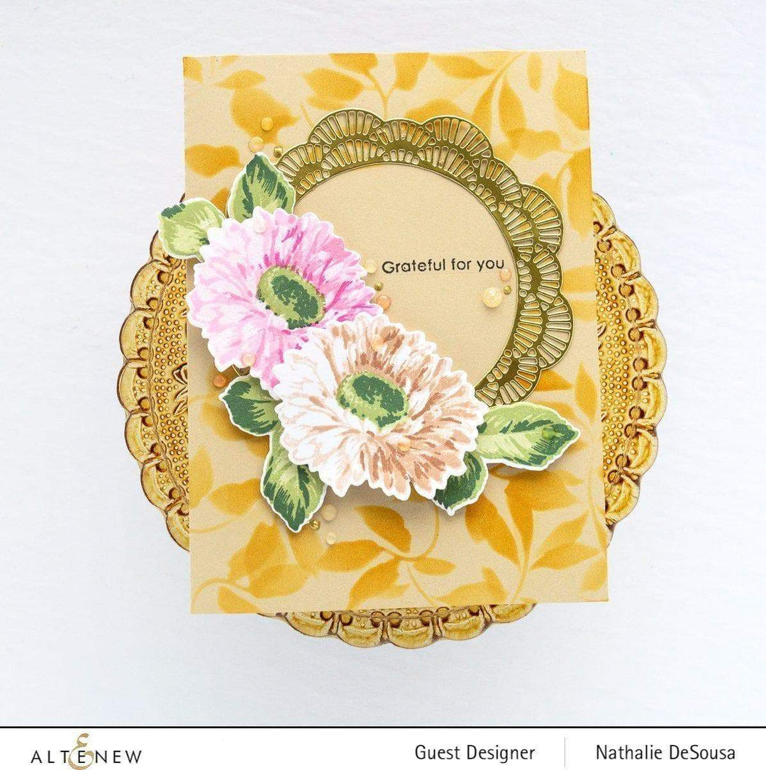 Altenew Stamp & Die & Stencil Bundle A Welcome Reverie Coordinating Stamp & Die & Mask Stencil Bundle