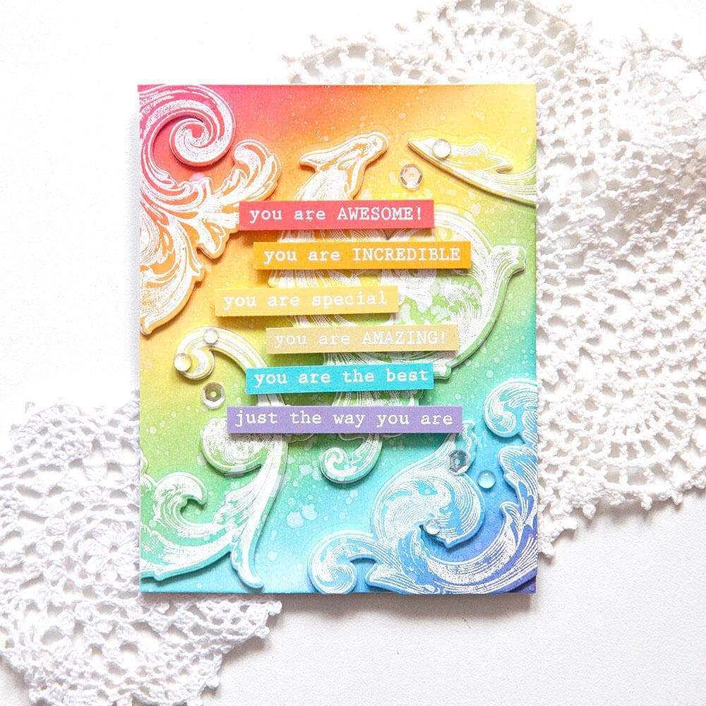 Altenew Stamp & Die & Stencil Bundle Baroque Motifs Stamp & Die & Mask Stencil Bundle