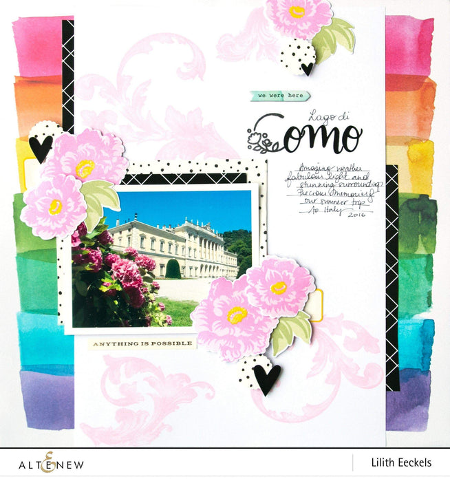 Altenew Stamp & Die & Stencil Bundle Baroque Motifs Stamp & Die & Mask Stencil Bundle