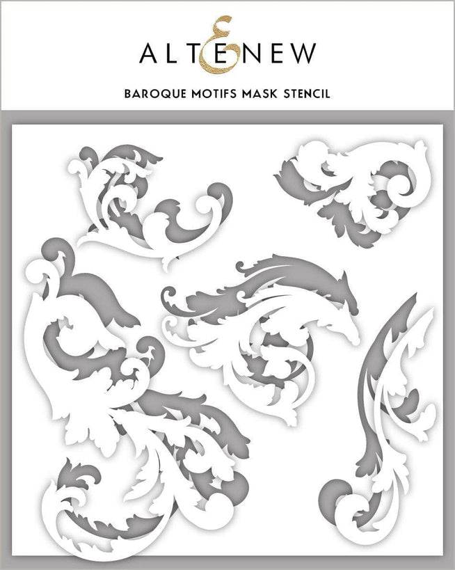 Altenew Stamp & Die & Stencil Bundle Baroque Motifs Stamp & Die & Mask Stencil Bundle