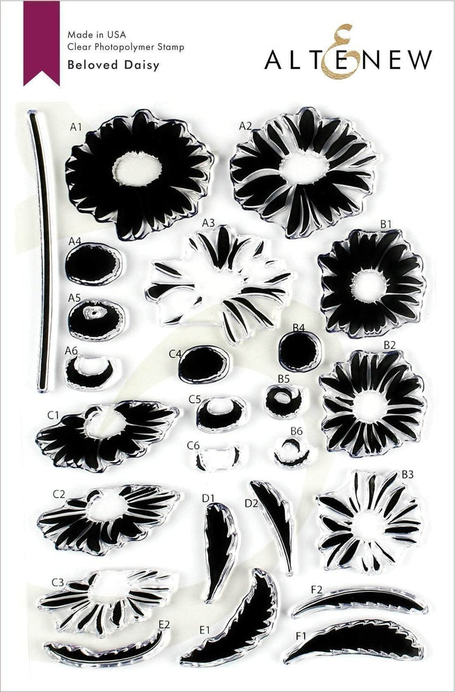 Retired - Beloved Daisy Stamp & Die & Mask Stencil Bundle - Altenew