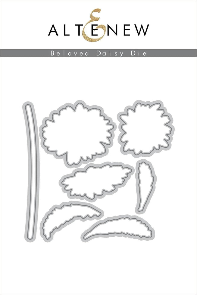 Retired - Beloved Daisy Stamp & Die & Mask Stencil Bundle - Altenew