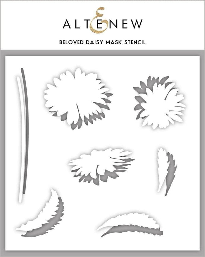Retired - Beloved Daisy Stamp & Die & Mask Stencil Bundle - Altenew