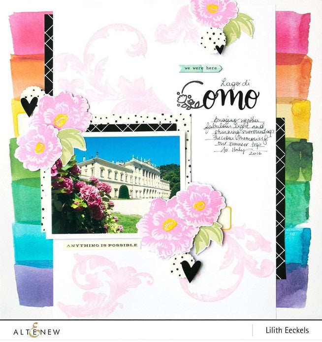 Altenew Stamp & Die & Stencil Bundle Z - Better Together Coordinating Stamp & Die & Mask Stencil Bundle