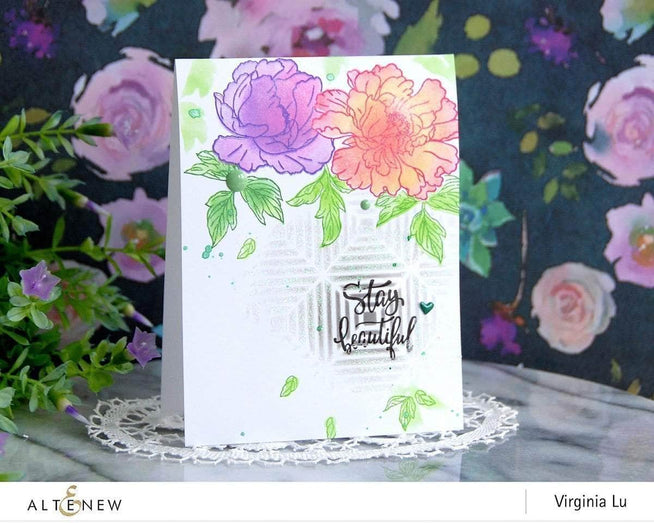 Altenew Stamp & Die & Stencil Bundle Z - Better Together Coordinating Stamp & Die & Mask Stencil Bundle