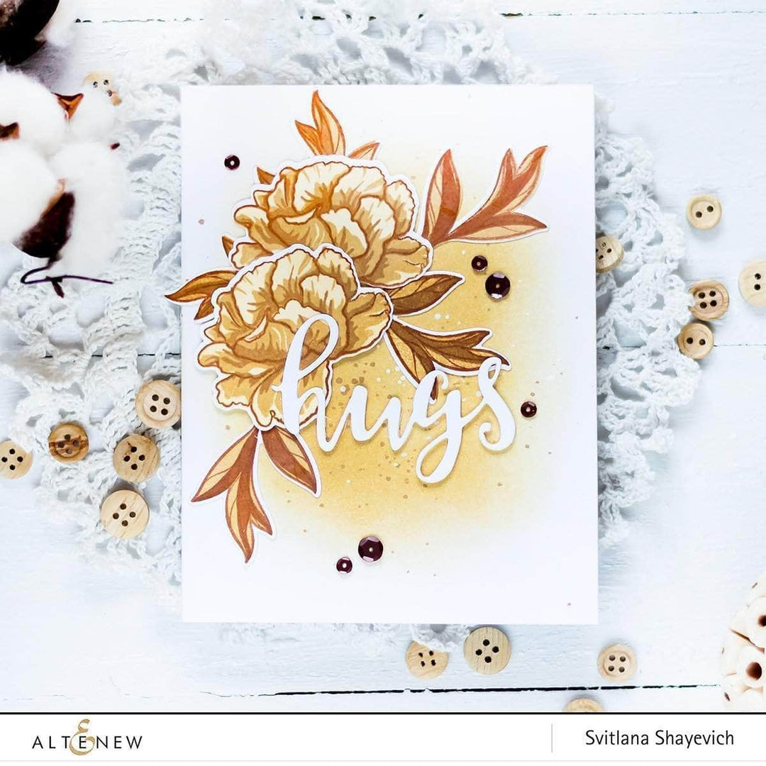 Altenew Stamp & Die & Stencil Bundle Z - Better Together Coordinating Stamp & Die & Mask Stencil Bundle