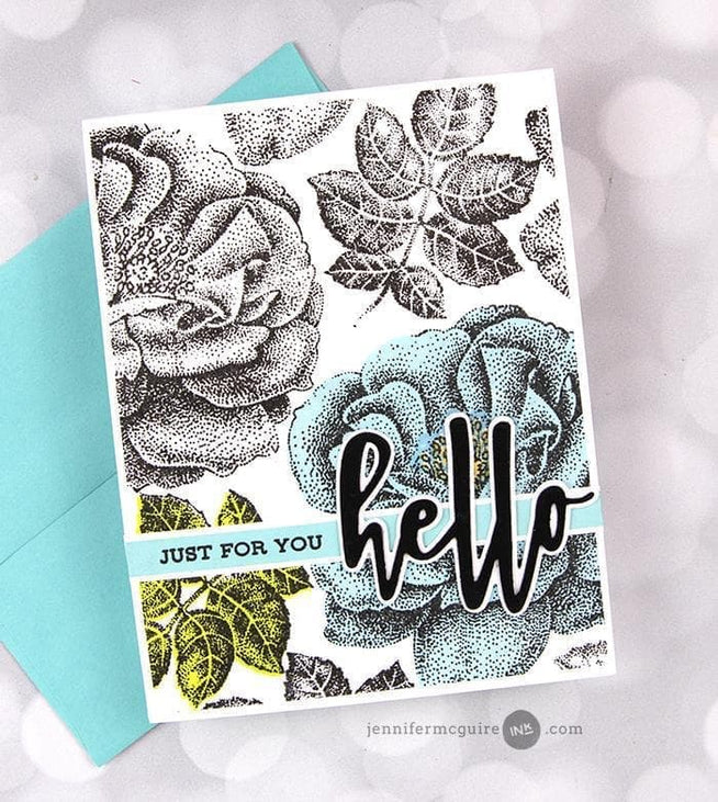 Altenew Stamp & Die & Stencil Bundle Calming Reverie Stamp & Die & Mask Stencil Bundle