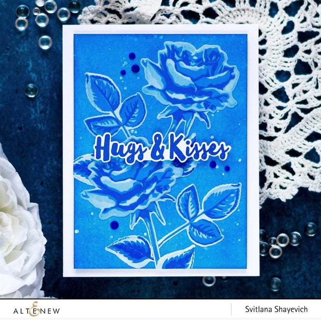Altenew Stamp & Die & Stencil Bundle Classic Beauty Stamp & Die & Mask Stencil Bundle