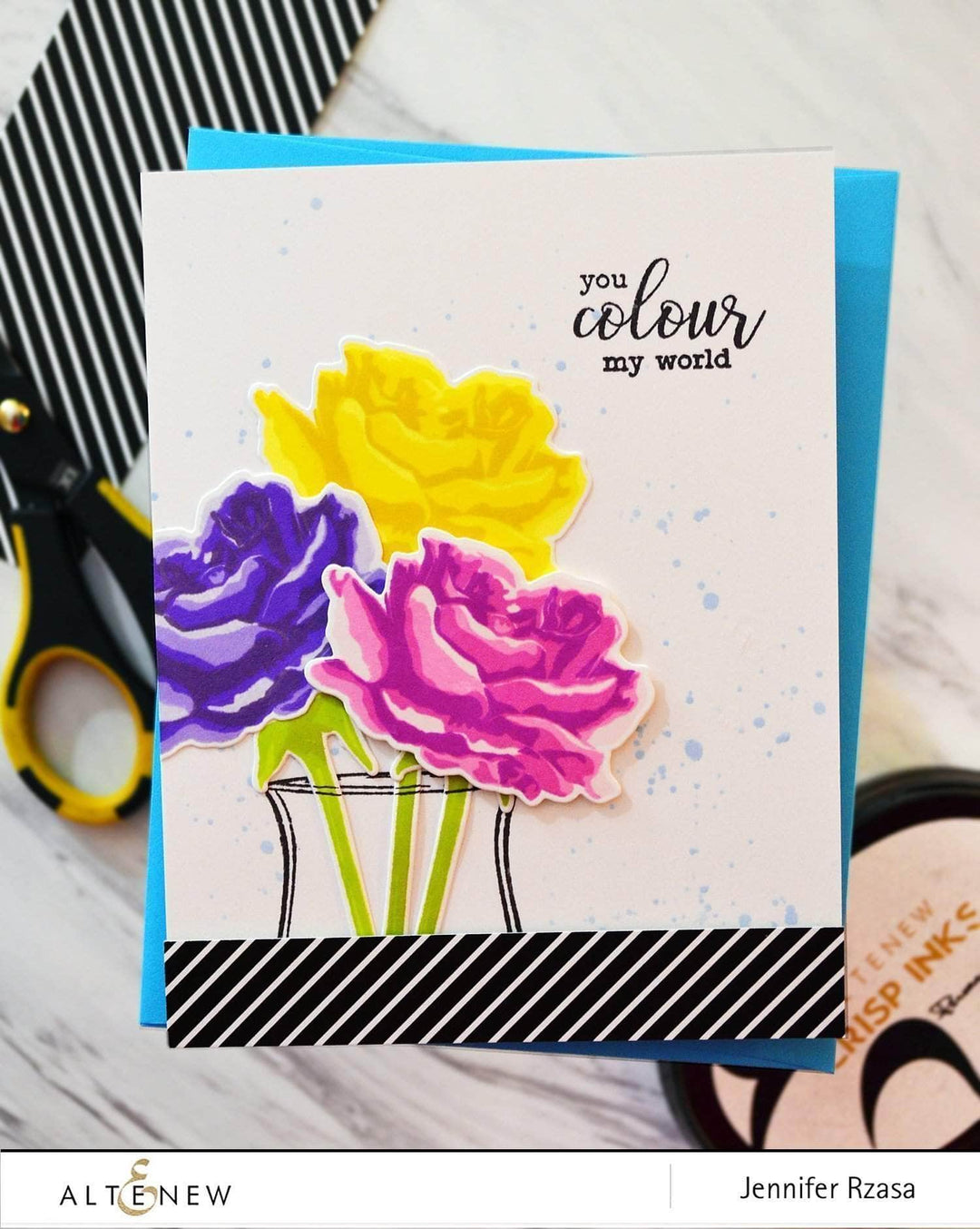 Altenew Stamp & Die & Stencil Bundle Classic Beauty Stamp & Die & Mask Stencil Bundle