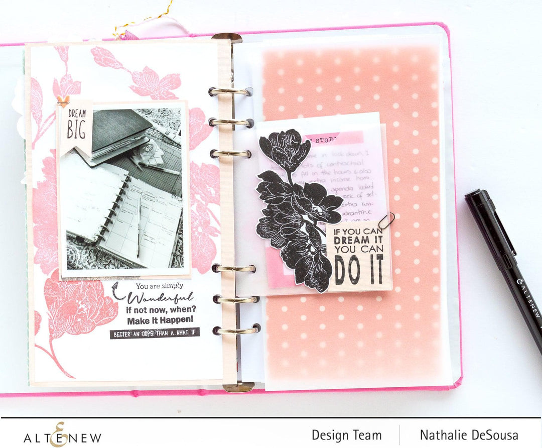 Altenew Stamp & Die & Stencil Bundle Eucalyptus Jar Stamp & Die & Mask Stencil Bundle