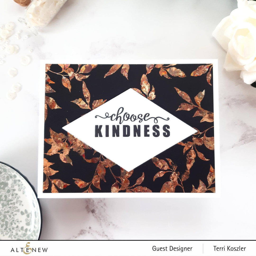 Altenew Stamp & Die & Stencil Bundle Eucalyptus Jar Stamp & Die & Mask Stencil Bundle