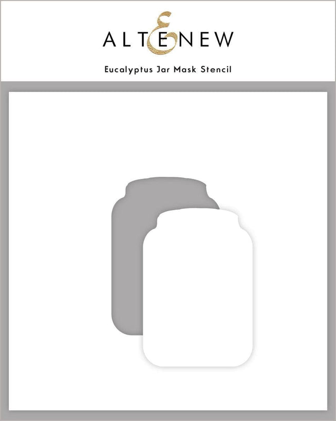 Altenew Stamp & Die & Stencil Bundle Eucalyptus Jar Stamp & Die & Mask Stencil Bundle