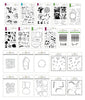 Altenew Stamp & Die & Stencil Bundle Fond Appreciation Coordinating Stamp & Die & Mask Stencil Bundle