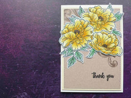 Altenew Stamp & Die & Stencil Bundle Z - Frilled Petals Stamp & Die & Mask Stencil Bundle