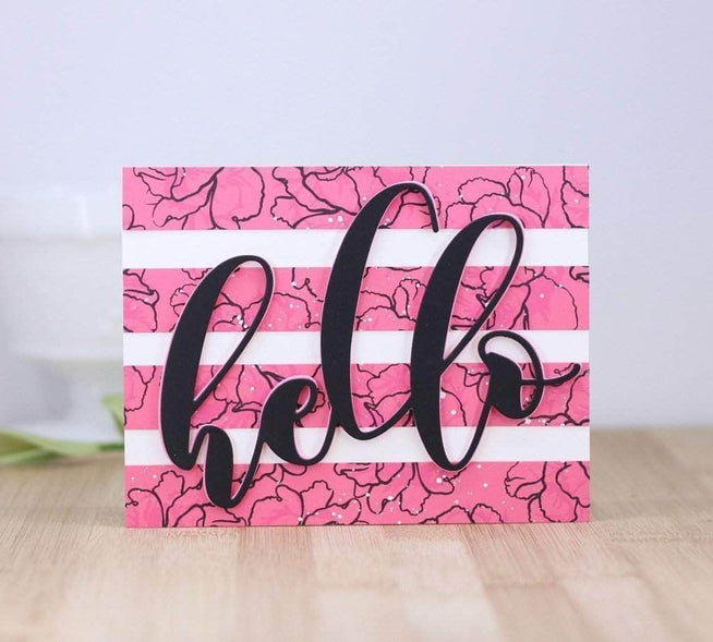 Altenew Stamp & Die & Stencil Bundle Z - Frilled Petals Stamp & Die & Mask Stencil Bundle