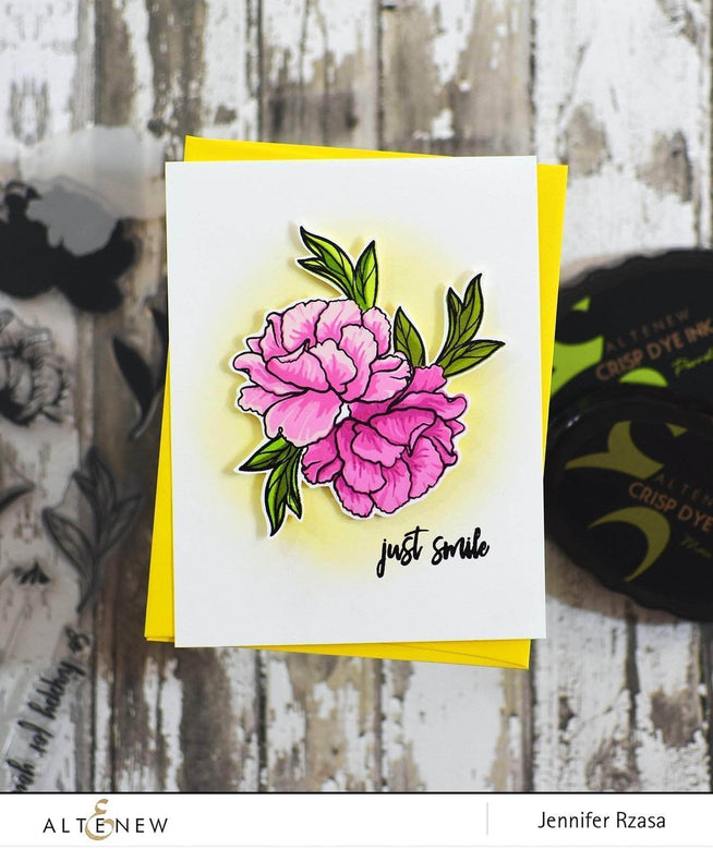 Altenew Stamp & Die & Stencil Bundle Z - Frilled Petals Stamp & Die & Mask Stencil Bundle