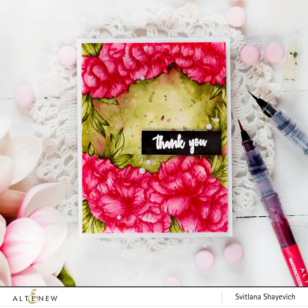 Z - Frilled Petals Stamp & Die & Mask Stencil Bundle