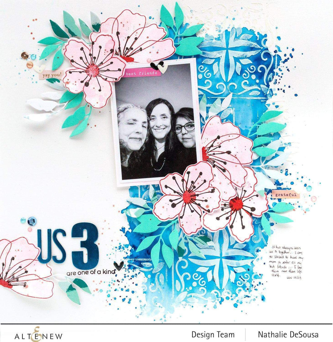 Altenew Stamp & Die & Stencil Bundle Incredible Stamp & Die & Mask Stencil Bundle