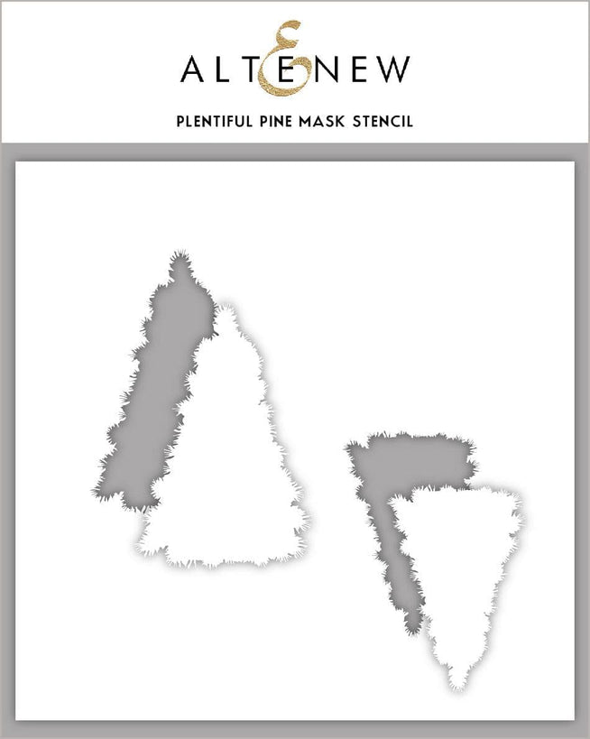 Altenew Stamp & Die & Stencil Bundle Plentiful Pine Stamp & Die & Mask Stencil Bundle