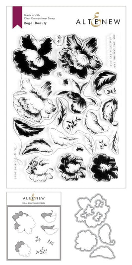Altenew Stamp & Die & Stencil Bundle Regal Beauty Stamp & Die & Mask Stencil Bundle