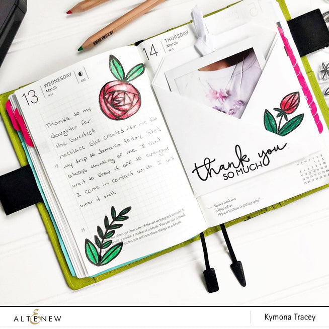 Altenew Stamp & Die & Stencil Bundle Rennie Roses Stamp & Die & Mask Stencil Bundle