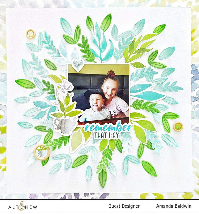 Altenew Stamp & Die & Stencil Bundle Rennie Roses Stamp & Die & Mask Stencil Bundle