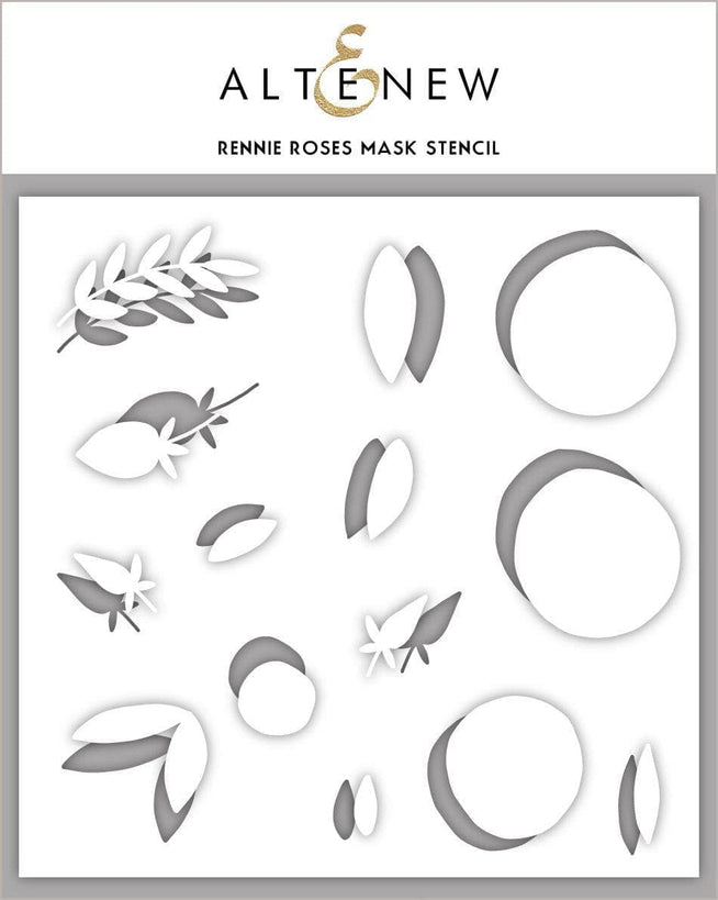 Altenew Stamp & Die & Stencil Bundle Rennie Roses Stamp & Die & Mask Stencil Bundle