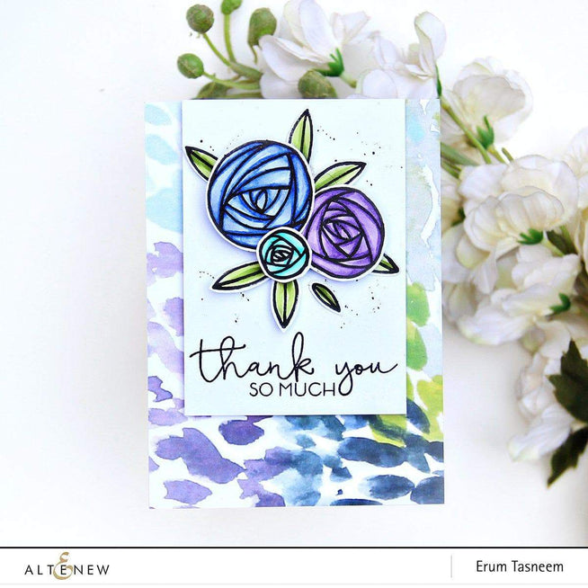 Z - Rennie Roses Stamp & Die & Mask Stencil Bundle