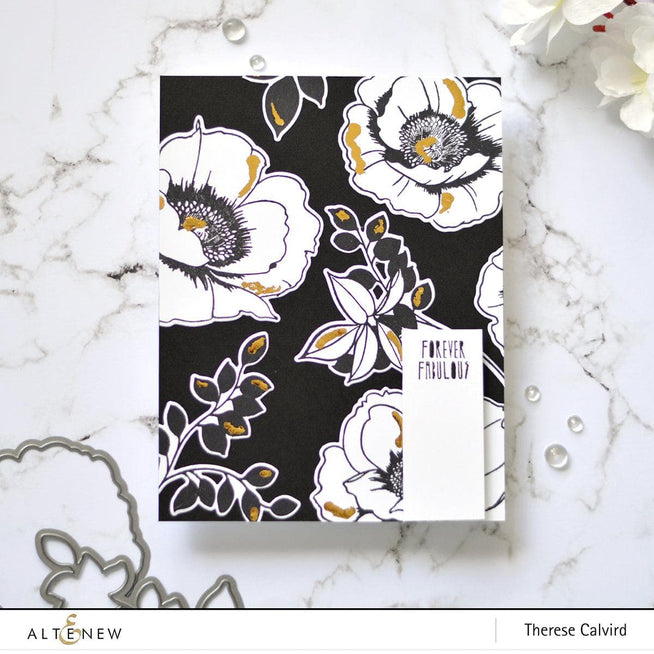 Altenew Stamp & Die & Stencil Bundle Wallpaper Art Stamp & Die & Mask Stencil Bundle