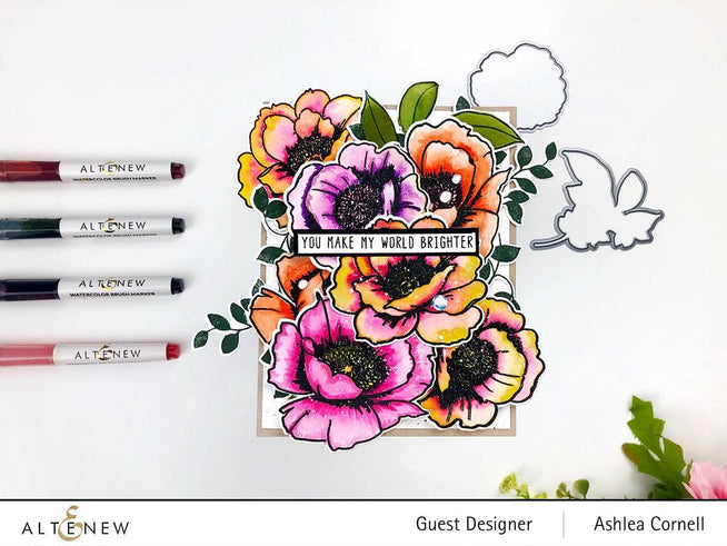 Altenew Stamp & Die & Stencil Bundle Wallpaper Art Stamp & Die & Mask Stencil Bundle