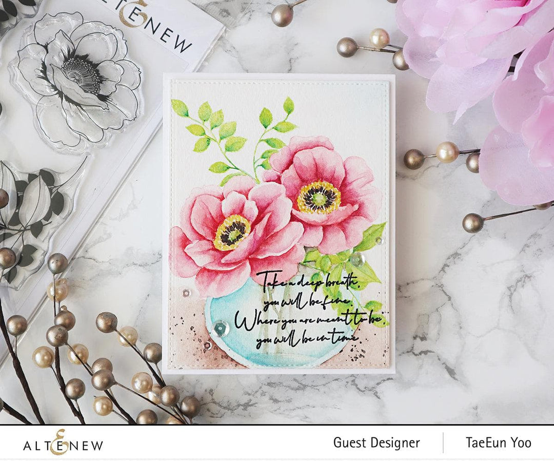 Altenew Stamp & Die & Stencil Bundle Wallpaper Art Stamp & Die & Mask Stencil Bundle