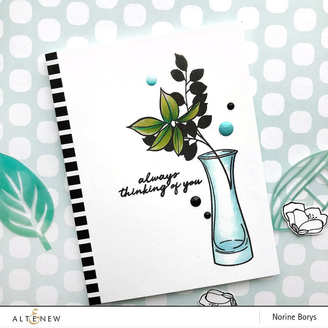 Altenew Stamp & Die & Stencil Bundle Wallpaper Art Stamp & Die & Mask Stencil Bundle