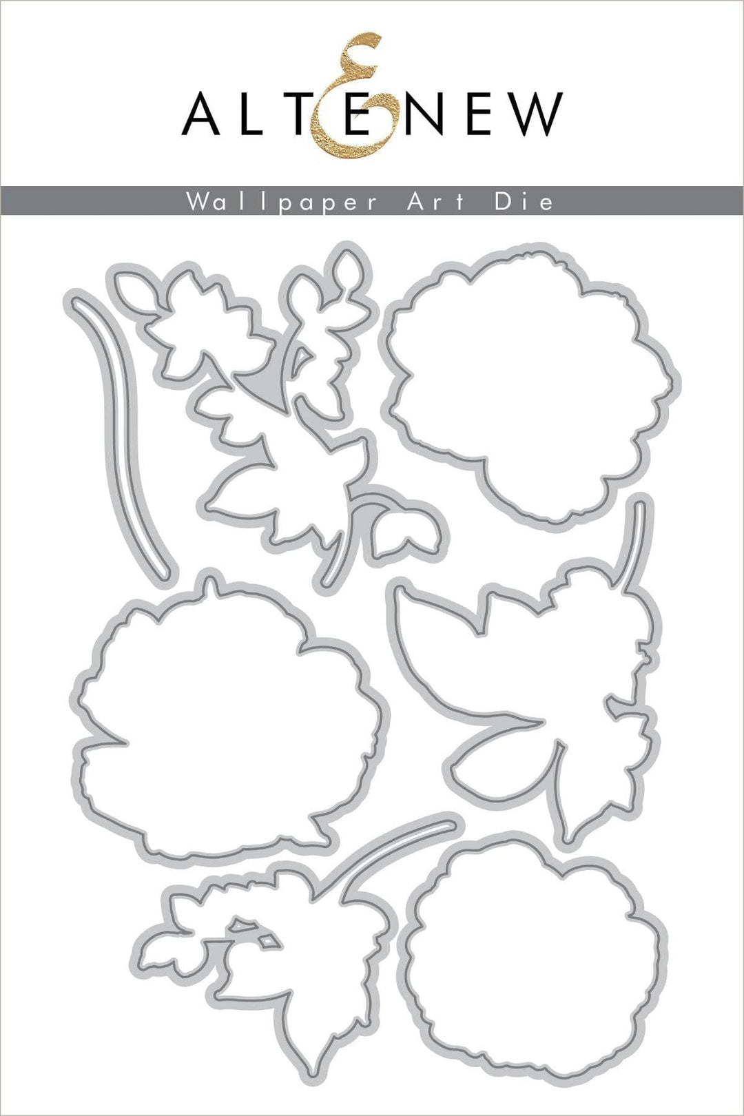 Altenew Stamp & Die & Stencil Bundle Wallpaper Art Stamp & Die & Mask Stencil Bundle
