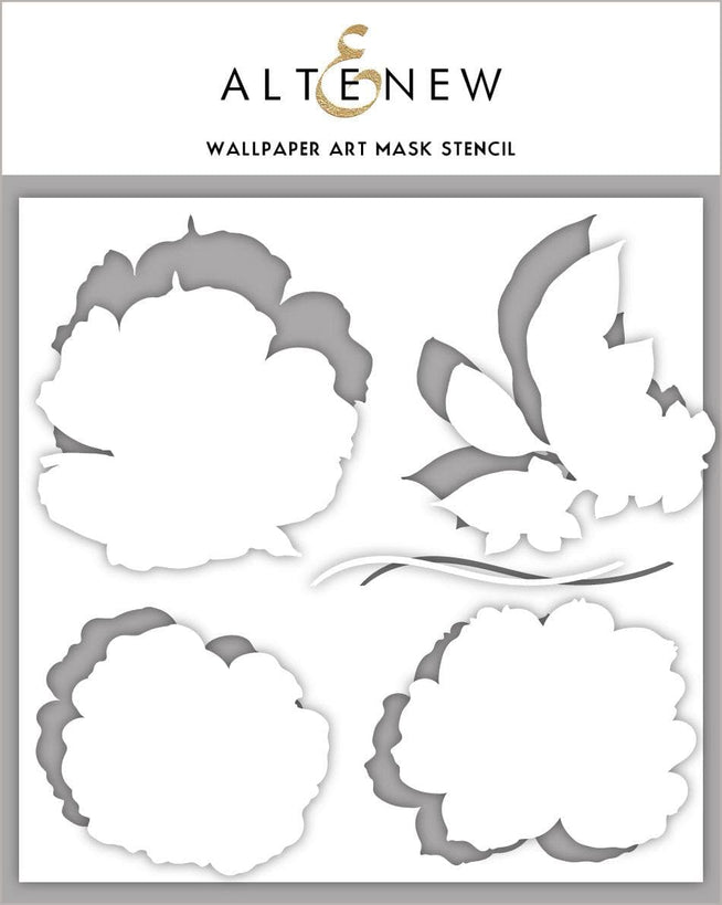 Altenew Stamp & Die & Stencil Bundle Wallpaper Art Stamp & Die & Mask Stencil Bundle