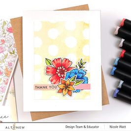 Altenew Stamp & Die & Stencil Bundle Wild & Free Stamp & Die & Mask Stencil Bundle