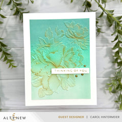 Altenew Stamp & Die & Stencil & Embossing Folder Bundle Bold Bouquet