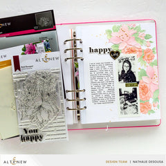 Altenew Stamp & Die & Stencil & Embossing Folder Bundle Bold Bouquet