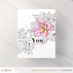 Altenew Stamp & Die & Stencil & Embossing Folder Bundle Bold Bouquet