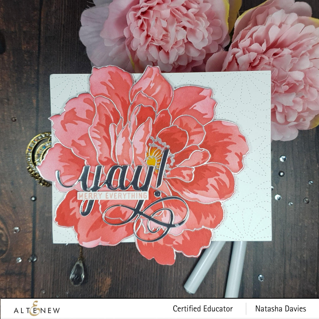 Altenew Stamp & Die & Stencil & Hot Foil Plate Bundle Golden Days Stamp & Die & Stencil & Hot Foil Bundle
