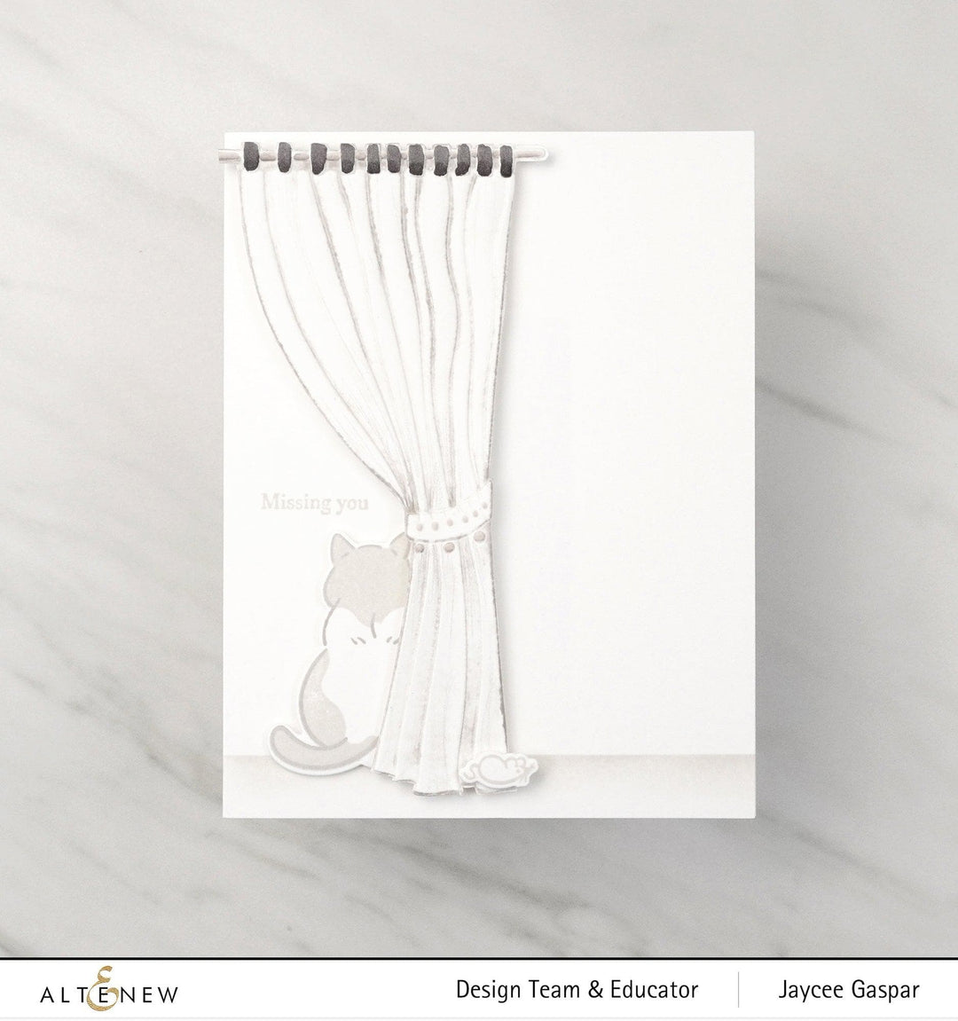 Altenew Stamp & Embossing Folder Bundle It's A Feast Stamp Set & Folded Drapes Embossing Folder Bundle