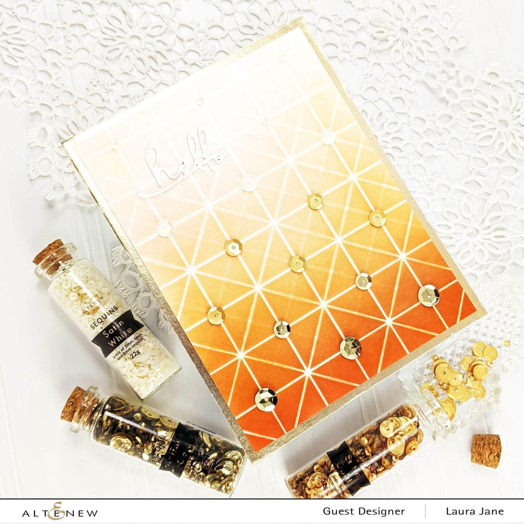 Altenew Stamp & Sequins Bundle Breathing Gold Stamp & Sequin Bundle