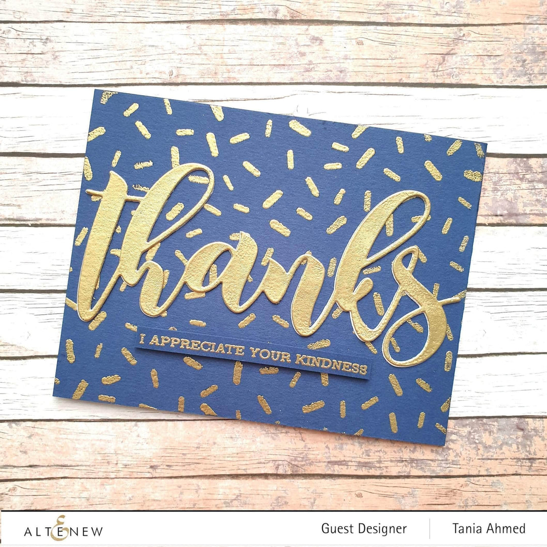 Z - Breathing Gold Stamp & Sequin Bundle
