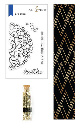 Altenew Stamp & Sequins Bundle Symmetric Living Stamp & Sequin & Washi Tape Bundle