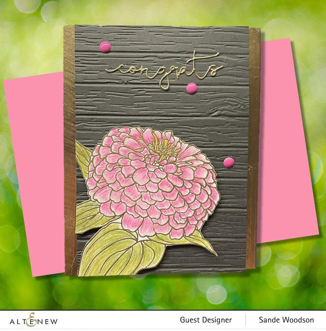Altenew Release Bundle Paint-A-Flower: Zinnia Magellan Rose & Hawaiian Shores Brush & Fine Tip Pens Bundle