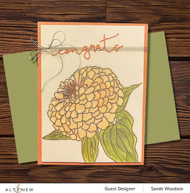 Altenew Release Bundle Paint-A-Flower: Zinnia Magellan Rose & Hawaiian Shores Brush & Fine Tip Pens Bundle